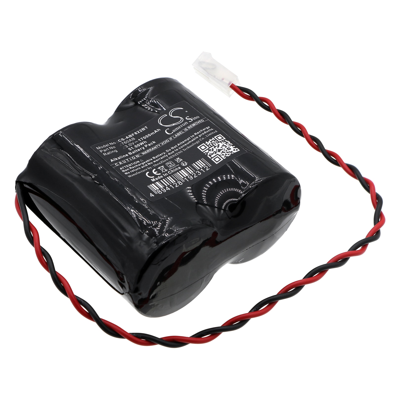 Batteri til alarmsystem til Abus FUSG50000, FUSG50100, FUSG50101 og andre.