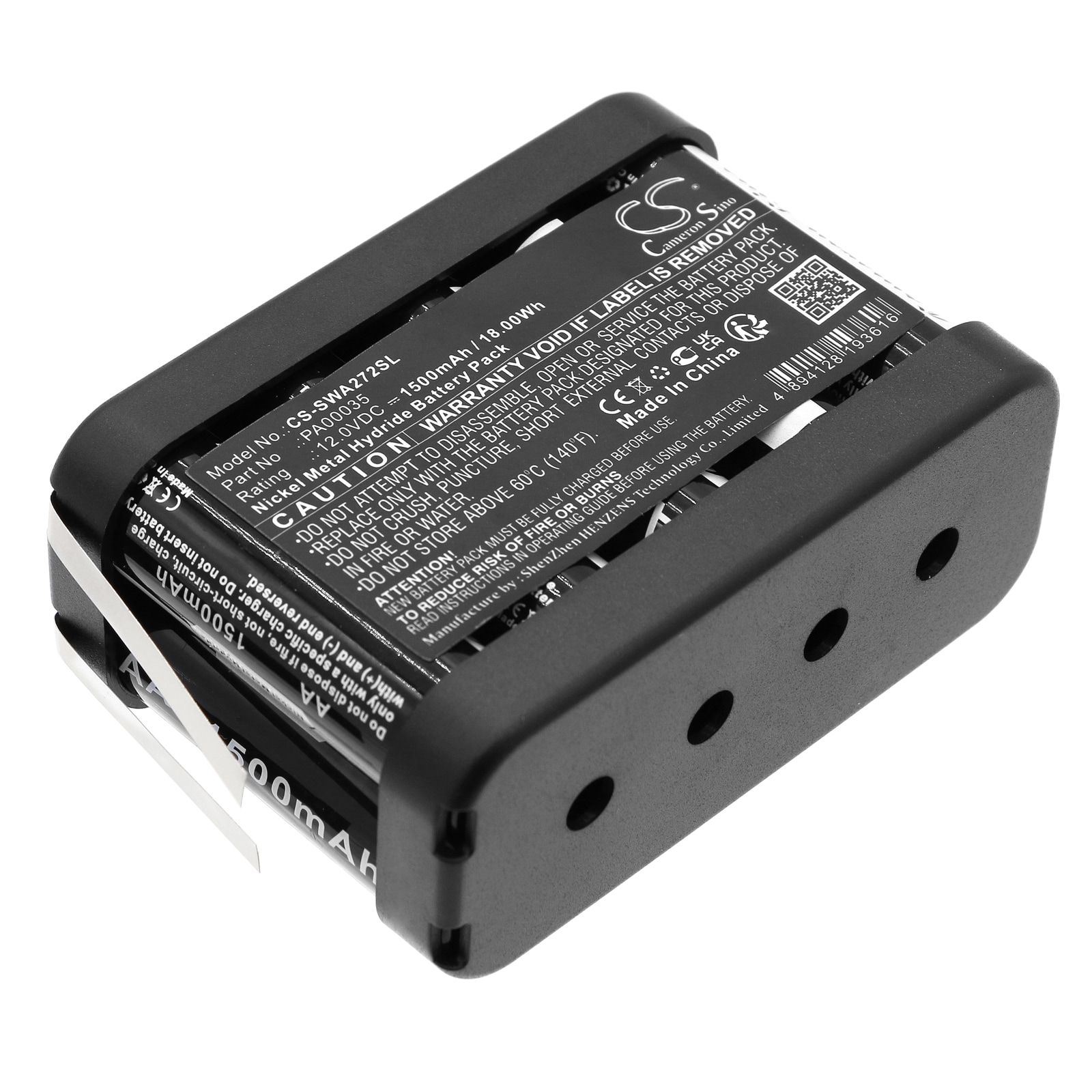 Batteri til alarmsystem til Simon RWA 272, AOV RZ 040, RZ 140 og andre.