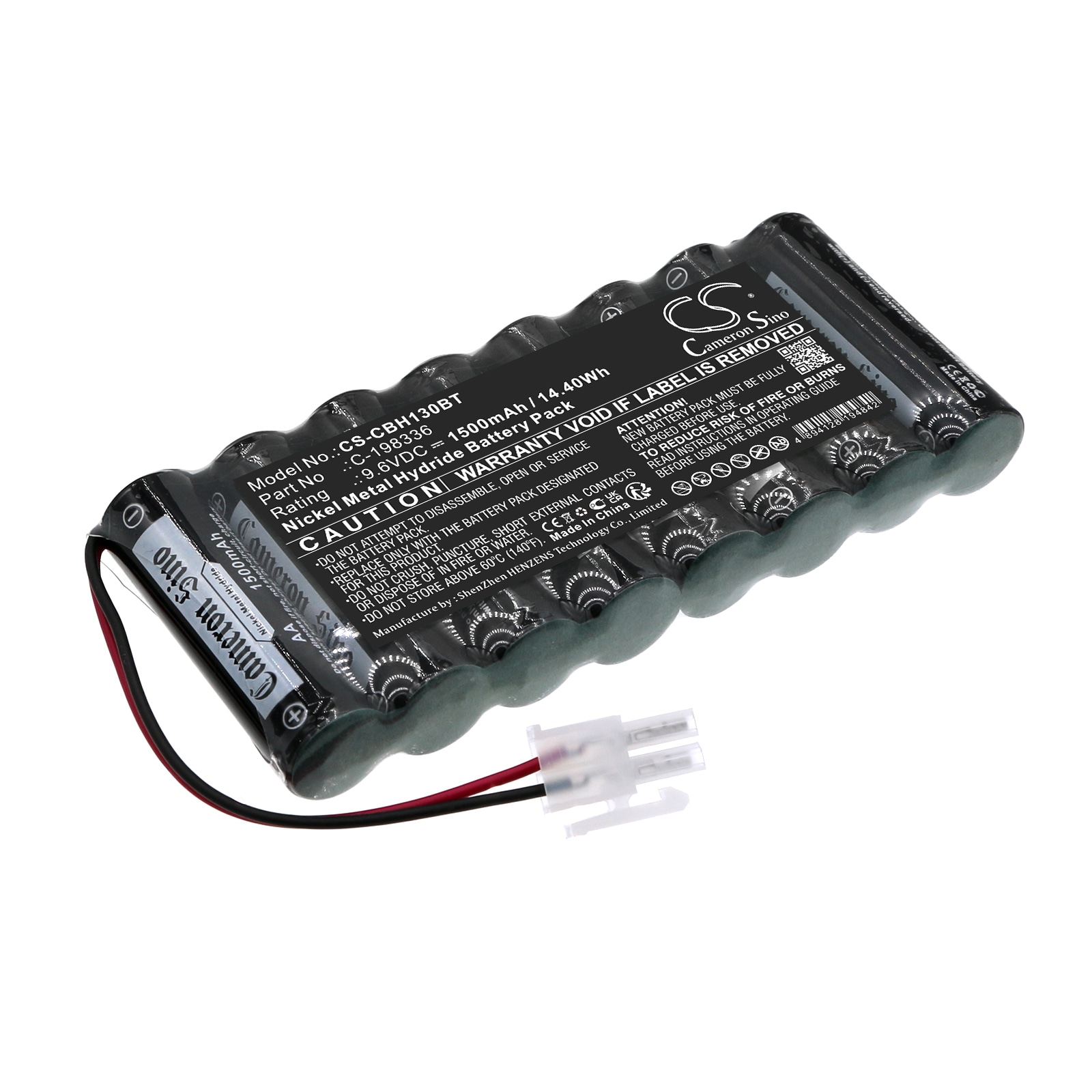 Batteri til alarmsystem til Cobham Alarm, HTO-AA1.3"