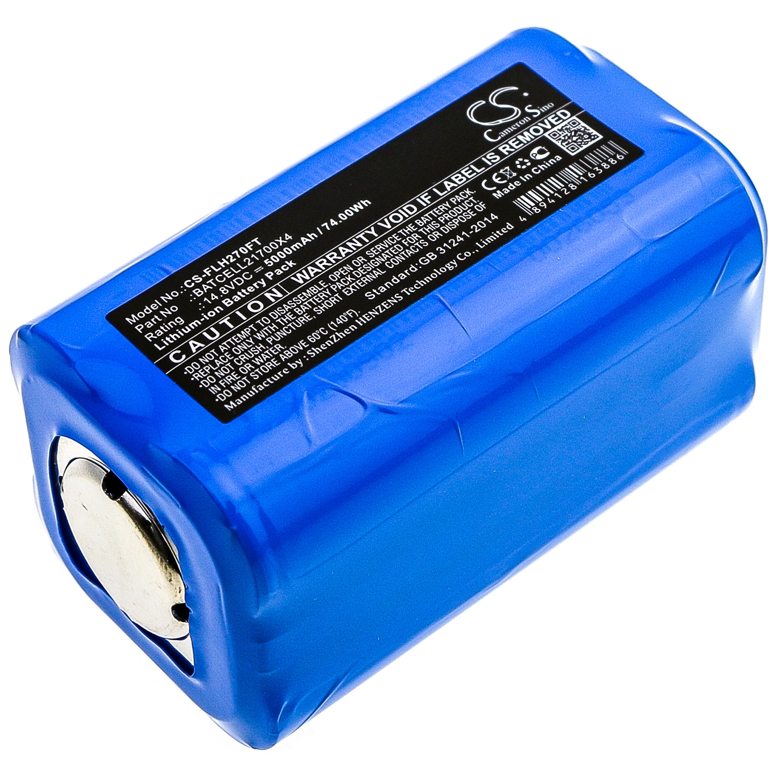 Batteri til lommelygte til Bigblue CB6500P, CB 6500P, CB6500PB