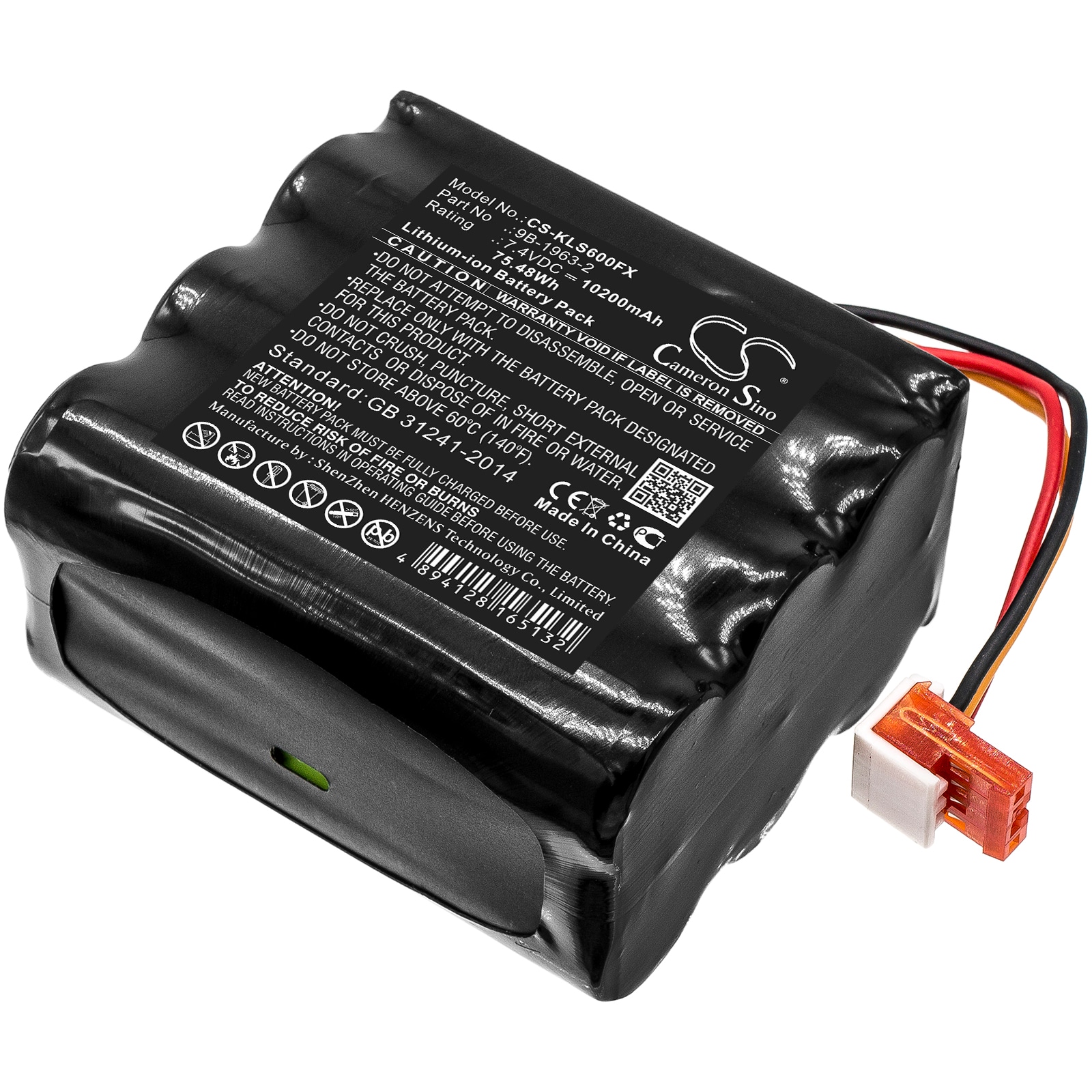 Batteri til lommelygte til Koehler Lighthawk 600, Lighthawk 600 Lumens