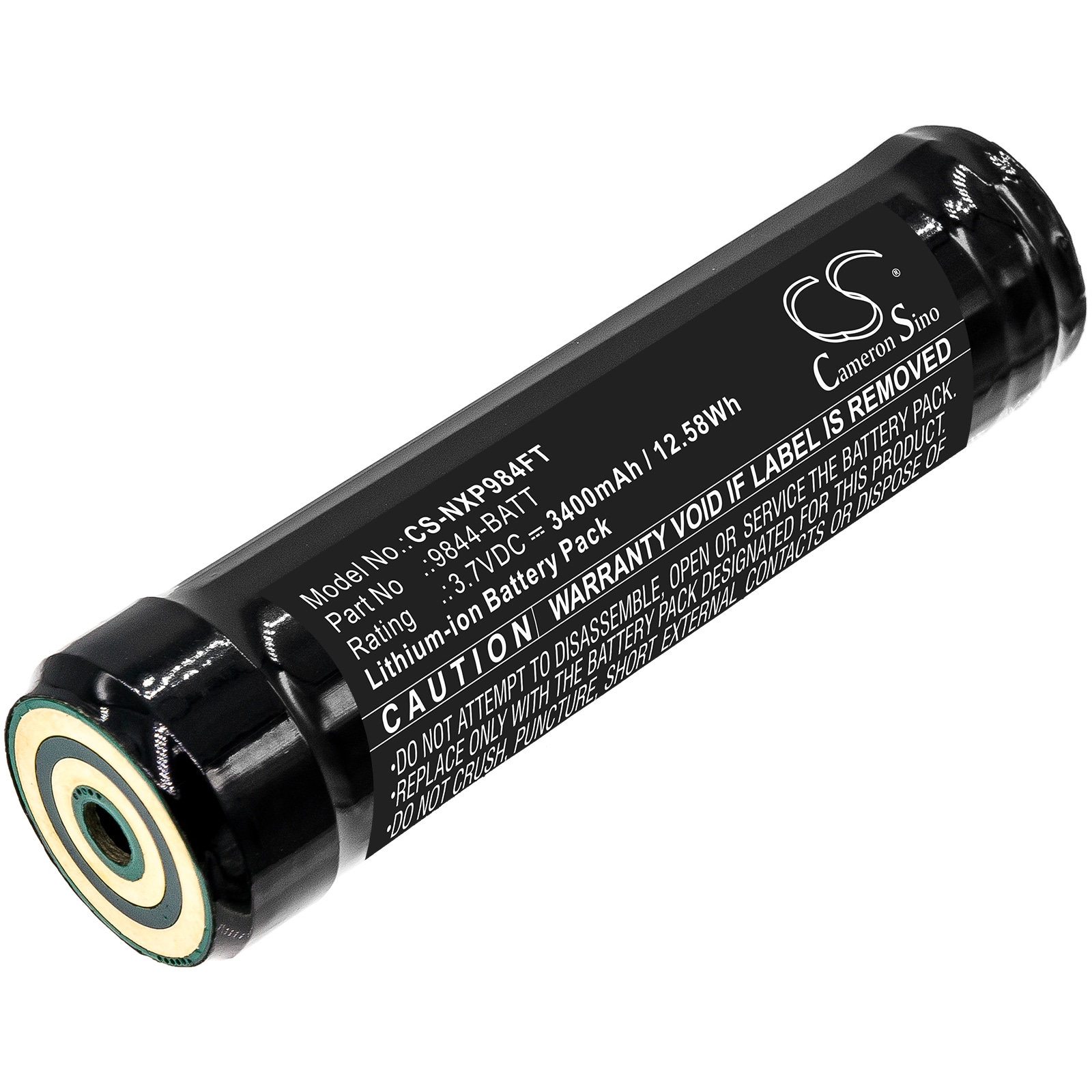 Batteri til lommelygte til Nightstick NSR-9844XL, NSP-9842XL, USB-578XL og andre.