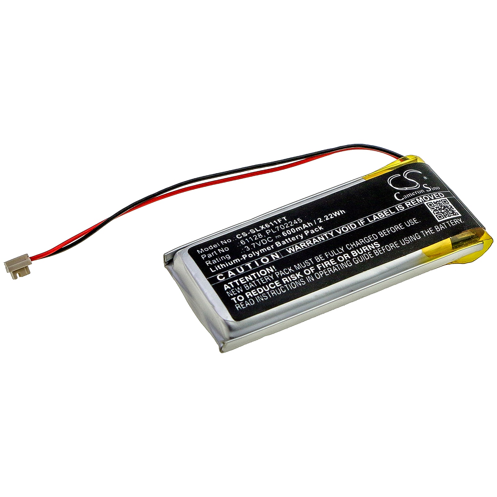 Batteri til lommelygte til Streamlight ClipMate USB