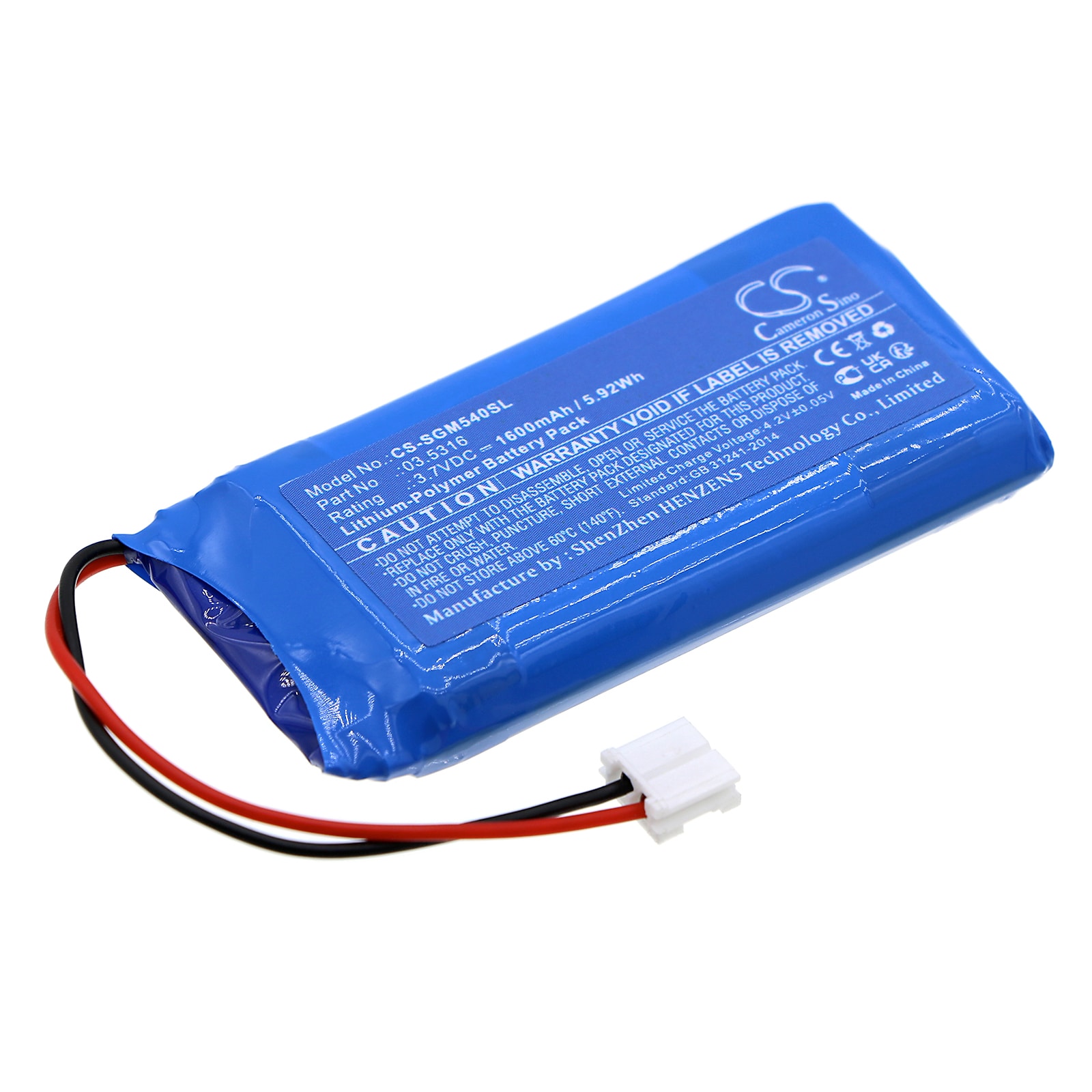 Batteri til lommelygte til SCANGRIP Midiform, 03.5421, UV Form og andre.