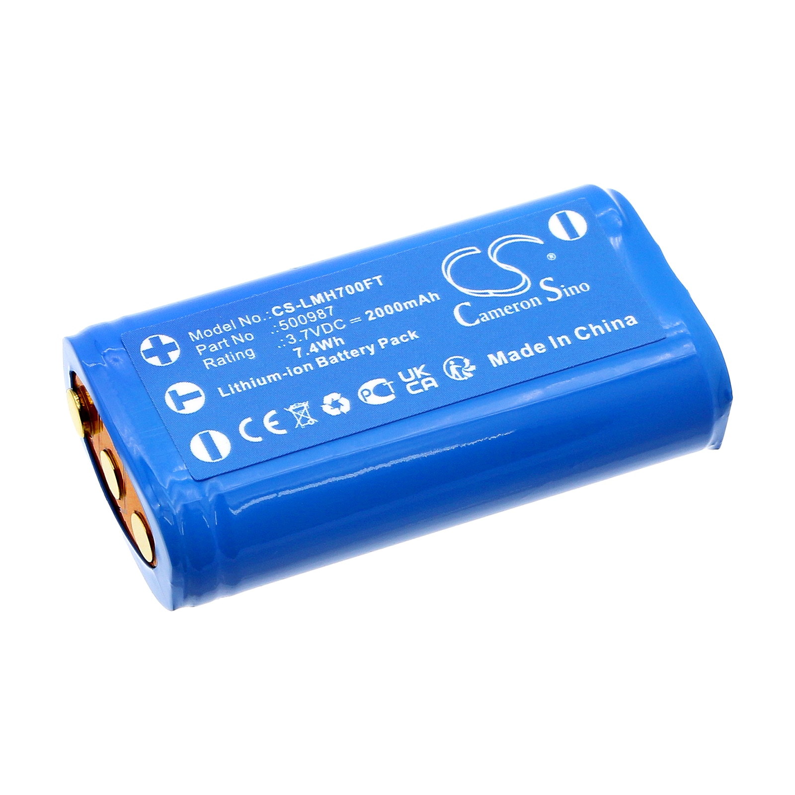 Batteri til lommelygte til Ledlenser MH7, MH8