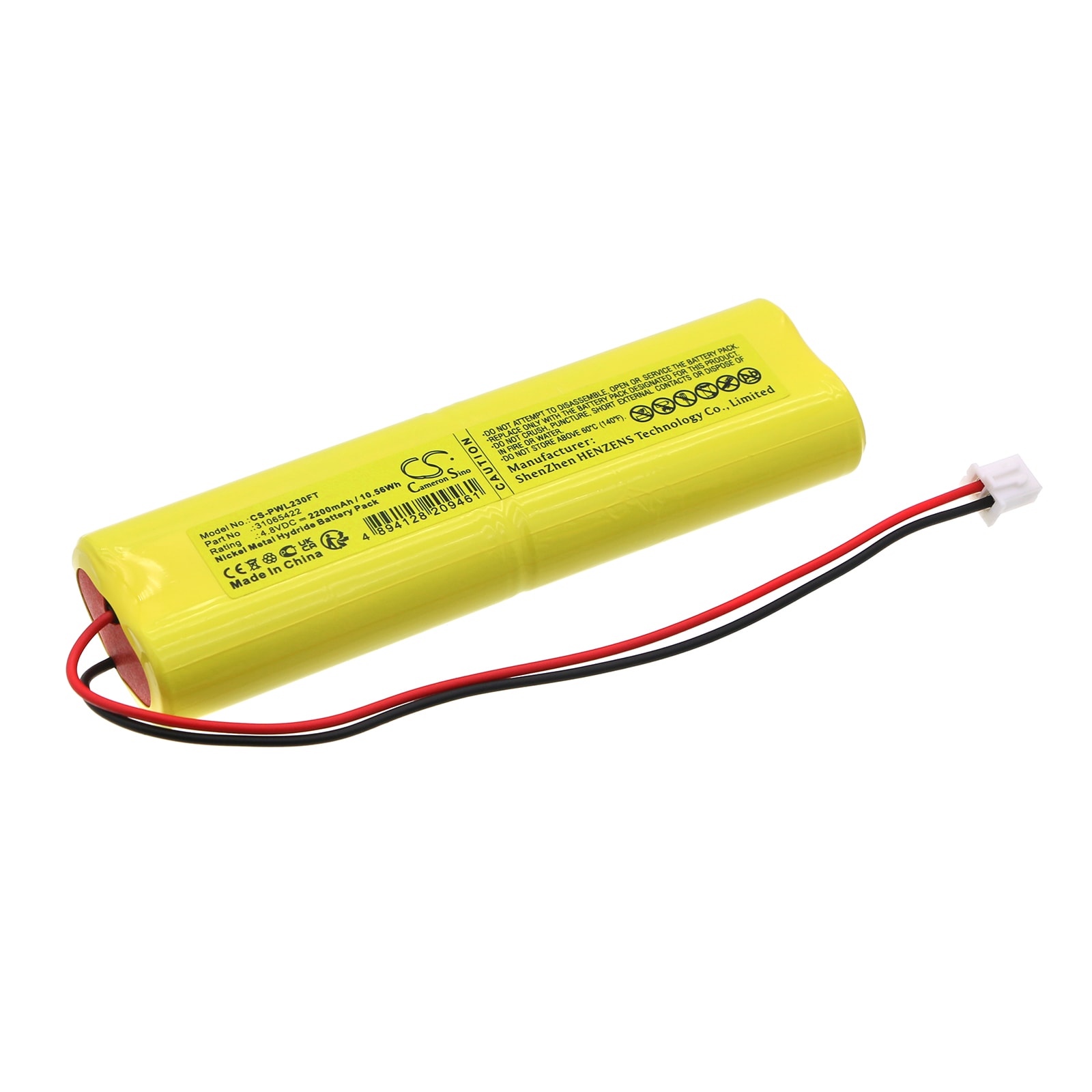 Batteri til lommelygte til Perel EWL23