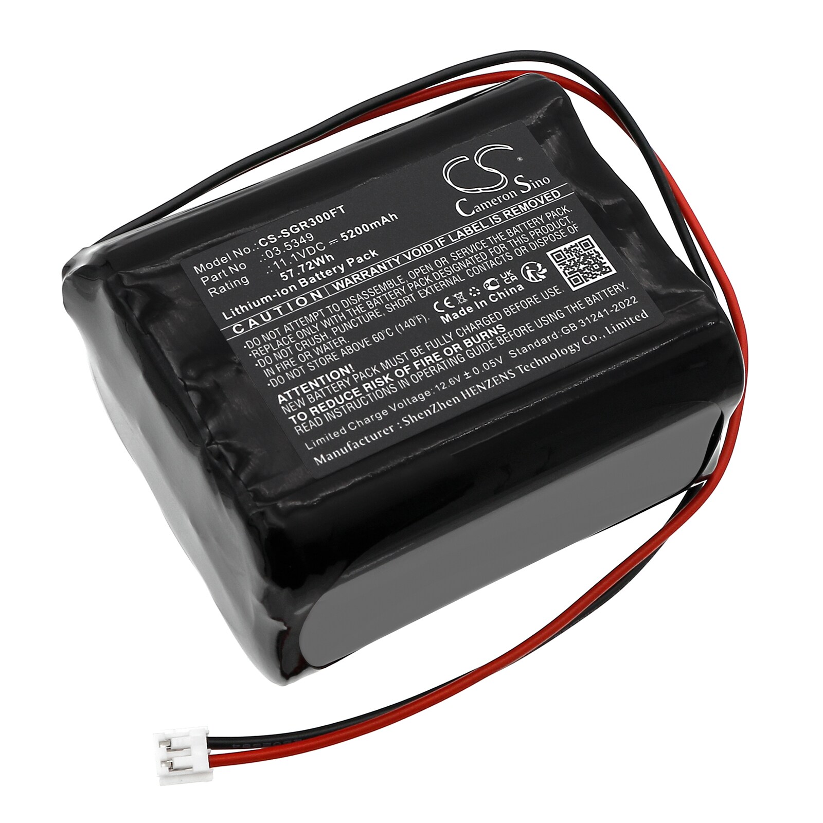 Batteri til lommelygte til SCANGRIP NOVA 3, NOVA 4 K C+R