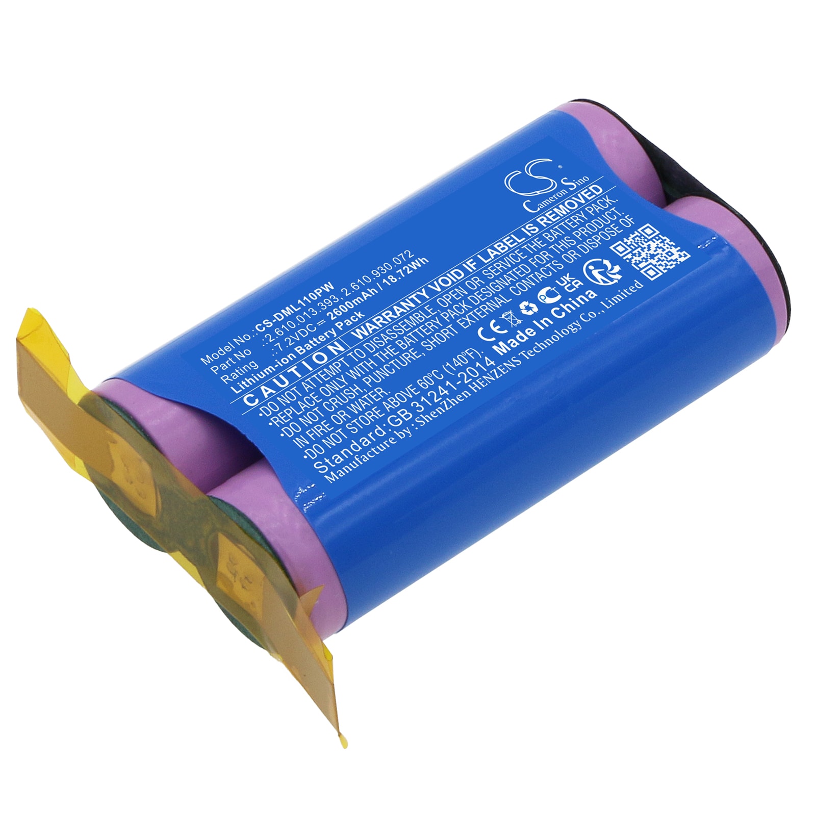Batteri til elværktøj til DREMEL 1100LI, Driver 1120, 1100-25 osv.