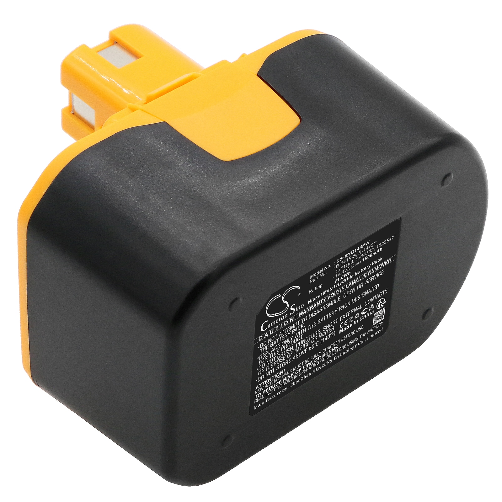 Batteri til elværktøj til Ryobi CBI1442D, CDL1441P, CID1442P og andre.
