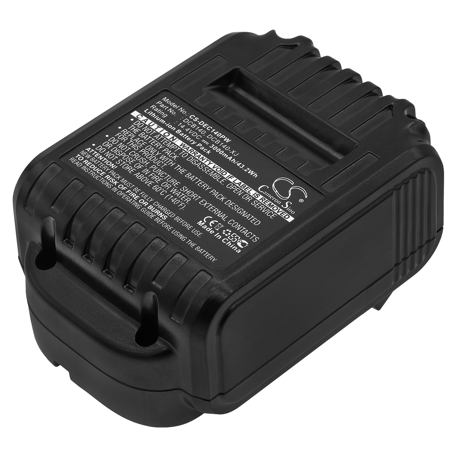 Batteri til elværktøj til DeWalt XR Li-Ion 14,4V, DCB090, DCD720 og andre.