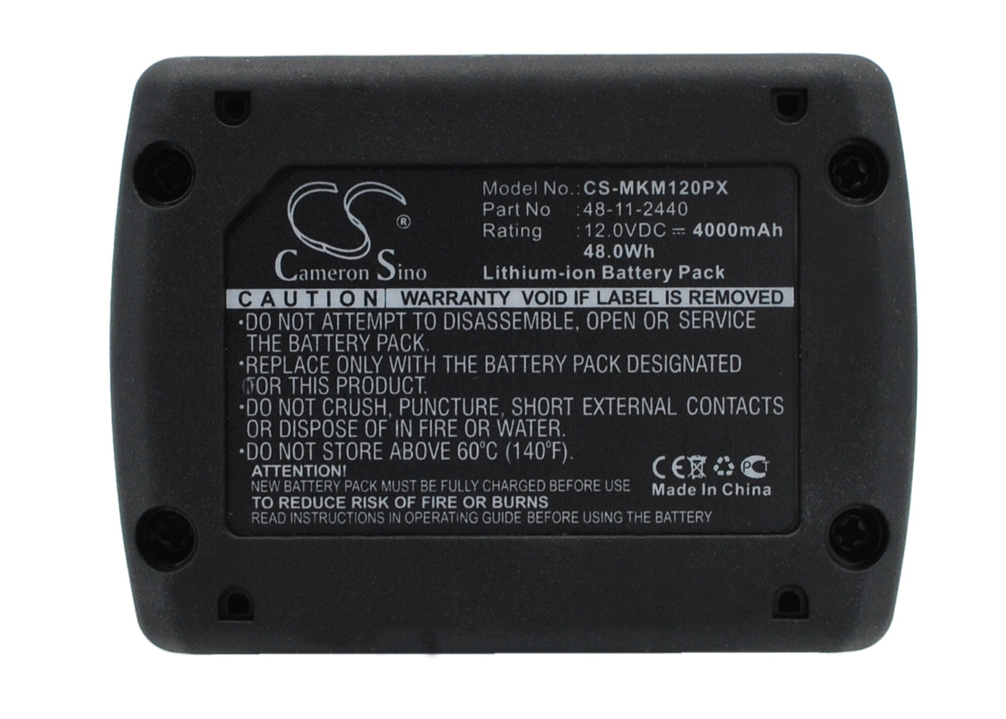 Batteri til elværktøj til Milwaukee M12, M12 REDLITHIUM XC 4.0, C12 FM og andre.