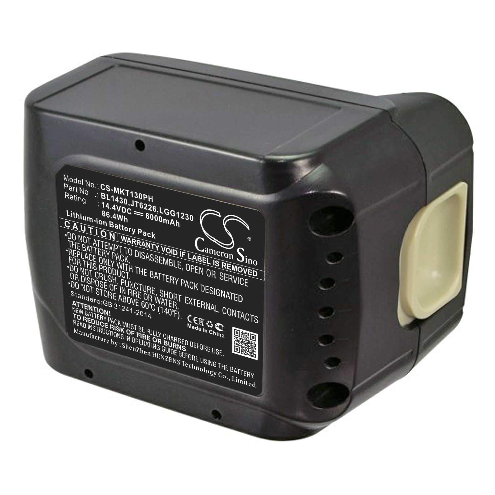 Batteri til elværktøj til Makita BGA450RFE, BGA450Z, BHP444Z og andre.