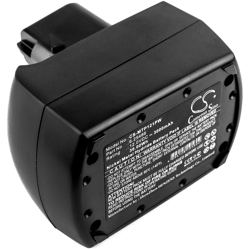Batteri til elværktøj til Metabo BS 12 SP, BSZ 12, BSZ 12 Impuls og andre.