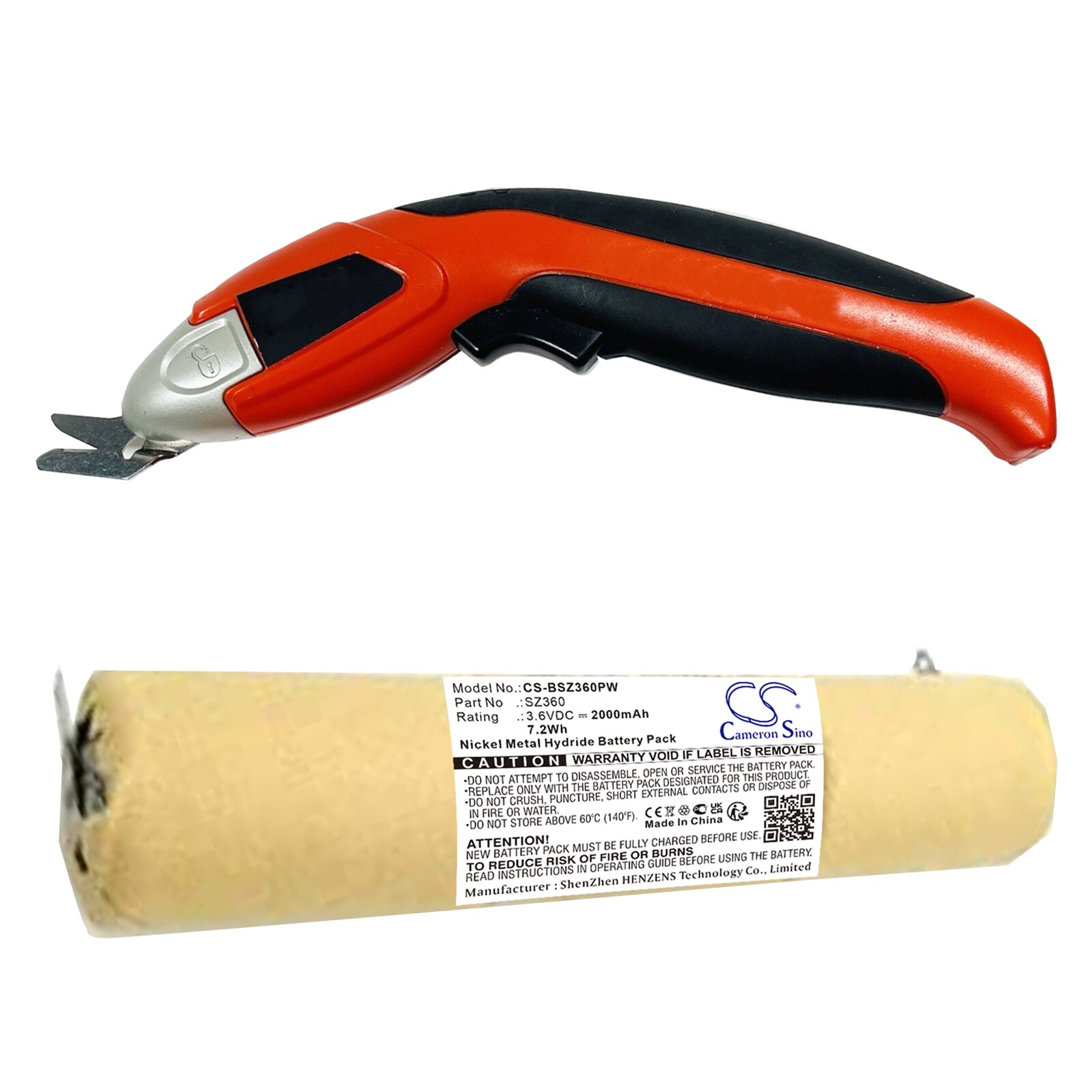 Batteri til Black & Decker SZ360, SZ360 Type 1, SZ360B elværktøj