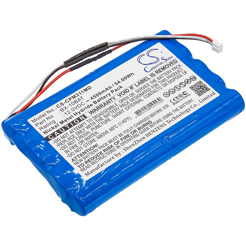 Medicinsk batteri til Colin Medical Press-Mate Pal 3110, Press-Mate Pal 3110P