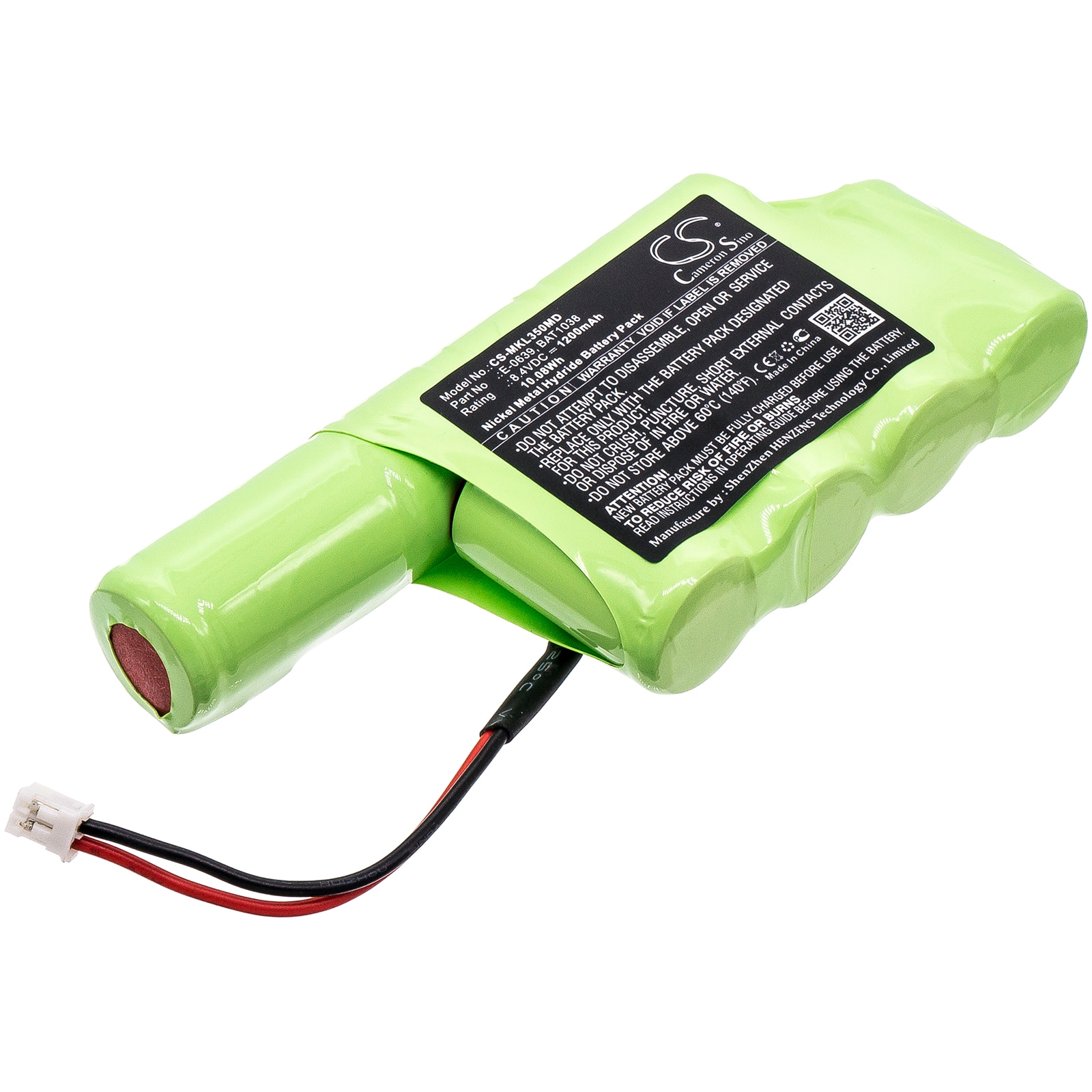 Medicinsk batteri til Micro Medical MicroLab MK8, ML3500, Microlab MKB