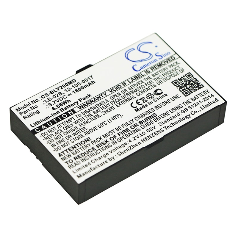 Batteri til medicinsk brug til Biolight M69, JB2102D, FABILLS SVINA og andre.