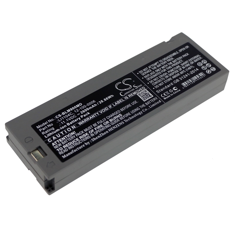 Batteri til medicinsk brug til Biolight M8000, M9000, M9000A osv.