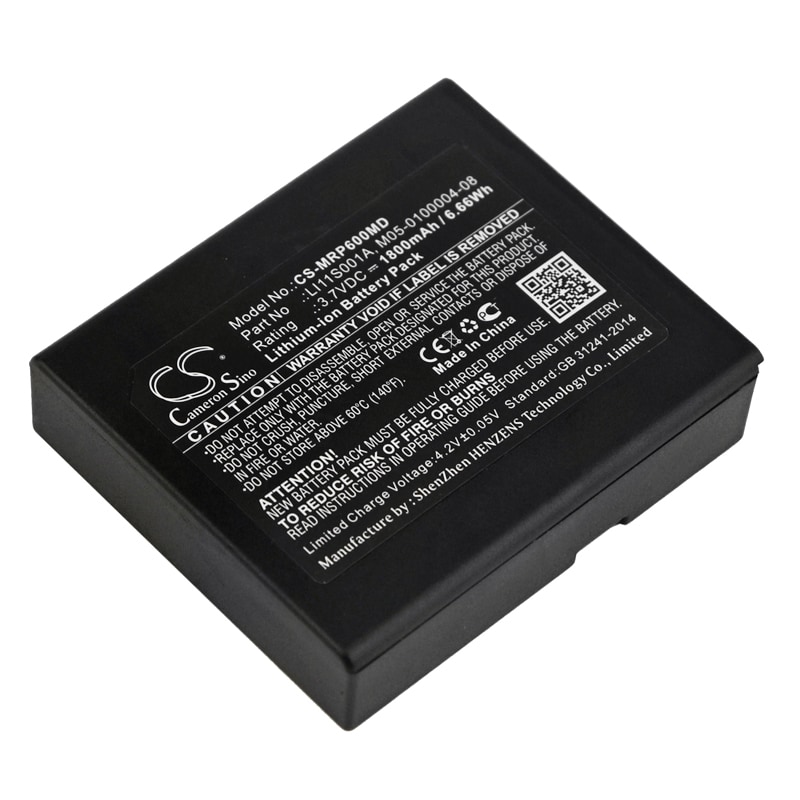 Batteri til medicinsk brug til Mindray Oxymetre Pouls PM60, pulsoximeter PM60 og andre.