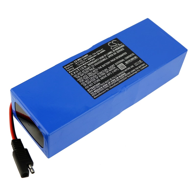 Batteri til Impact Medical 754 Eagle Uni-Vent Ventilator og andre.