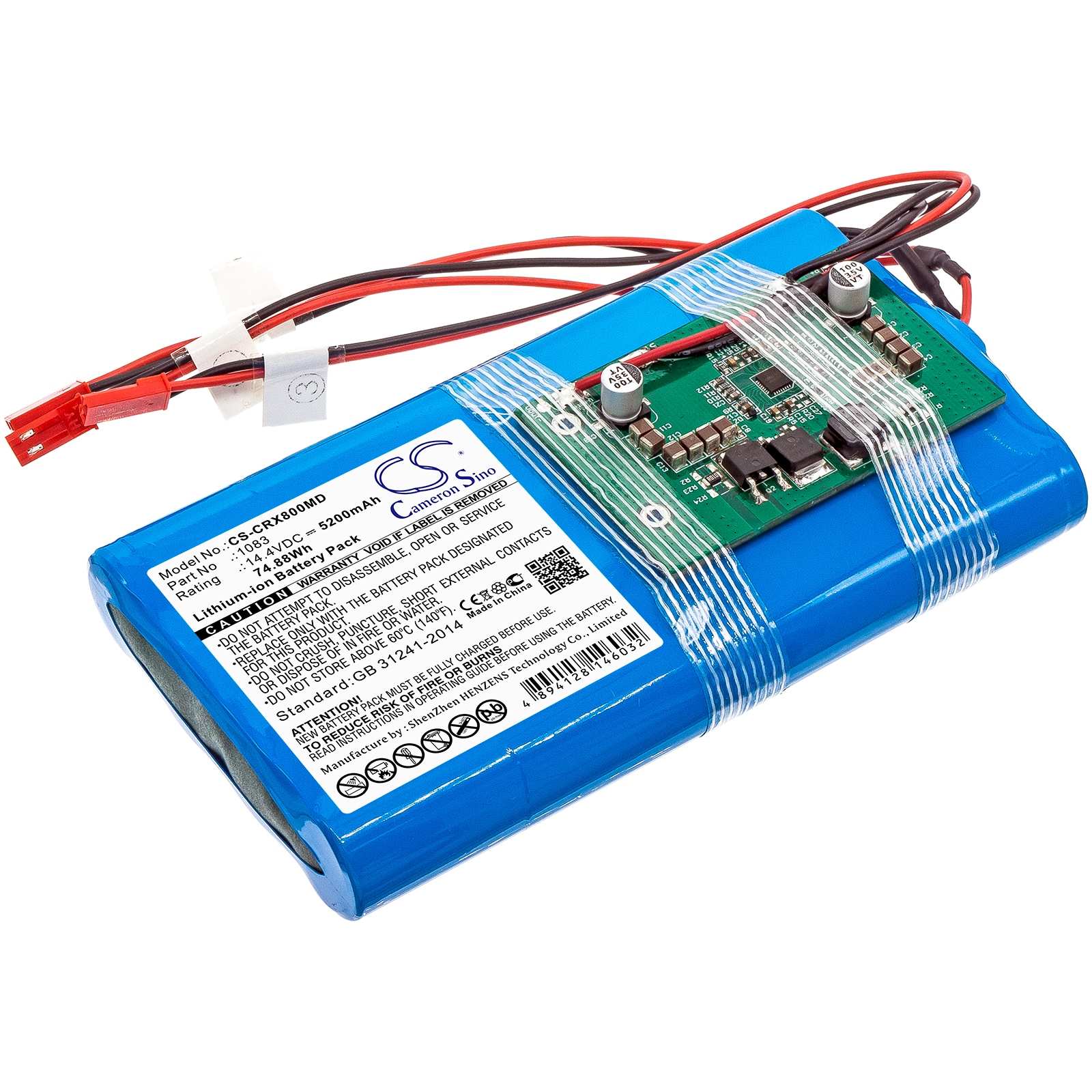 Batteri til Medicinsk til Carestream DBLX-8