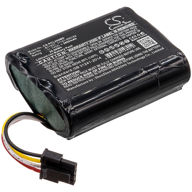 Batteri til medicinsk udstyr til Physio-Control LifePak 20 Defibrillato, LifePak 20 Code og andre.