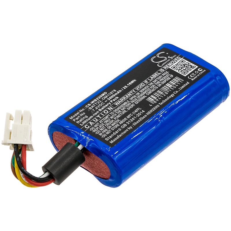 Batteri til medicinsk brug til Welch-Allyn Connex Spot Monitor, Grason-Stadler, Protocol osv.