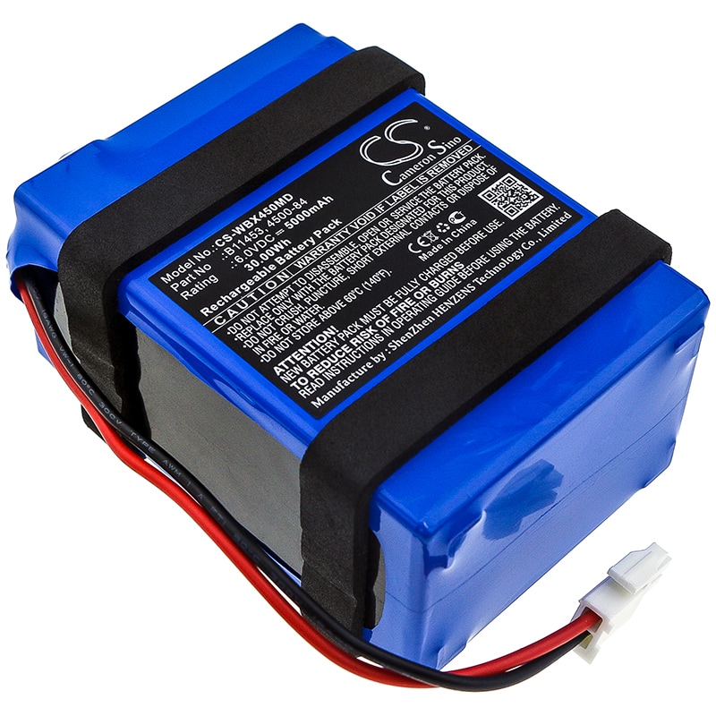 Batteri til medicinsk udstyr til Welch-Allyn, 45NE0-E1, 45MT0-E1 osv.