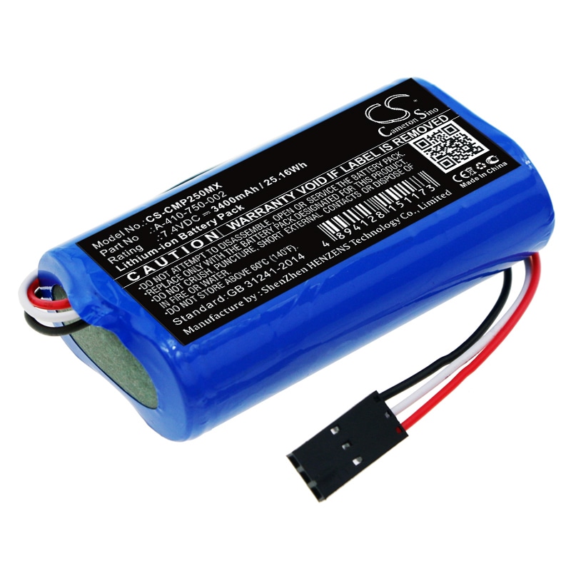 Batteri til medicinsk udstyr til COSMED Pony FX NTA2531