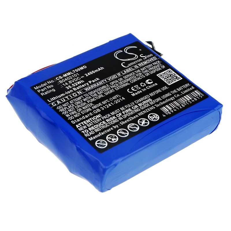 Batteri til medicinsk udstyr til Million ML700, ML1100