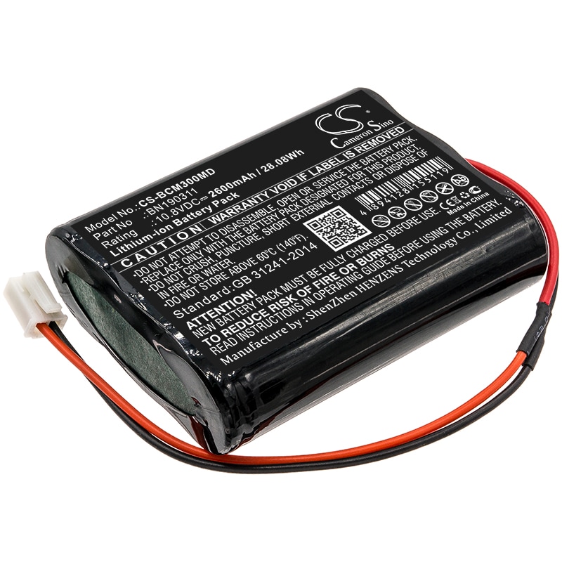 Batteri til medicinsk brug til Bionet BM3VET Next Monitor, BM3, BM3Vet osv.