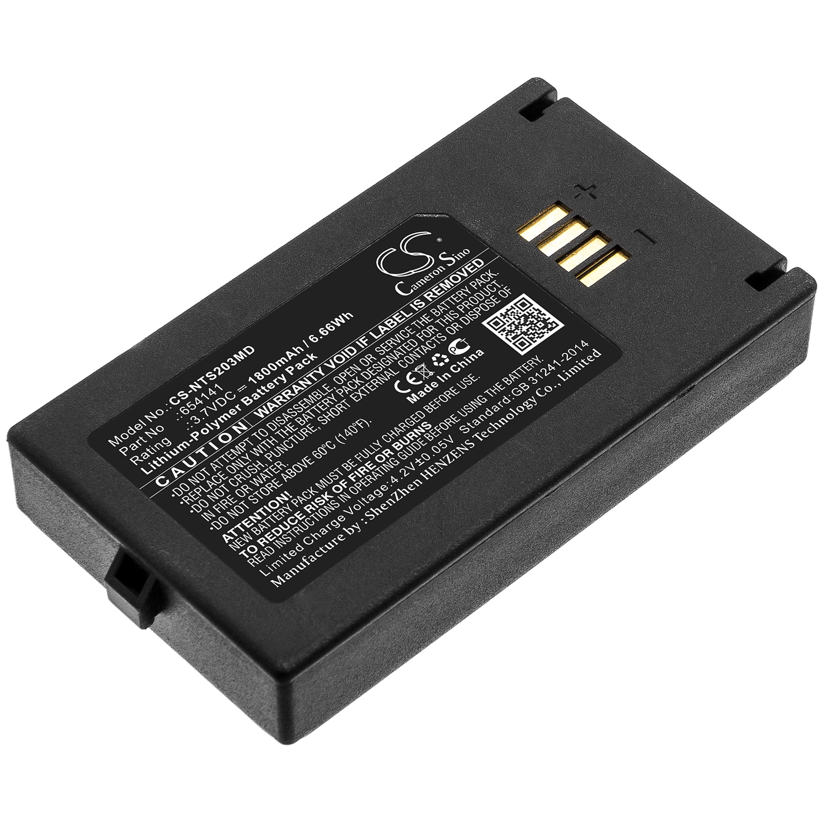 Medicinsk batteri til Nova StatStrip glukosemåler, TPS-2003
