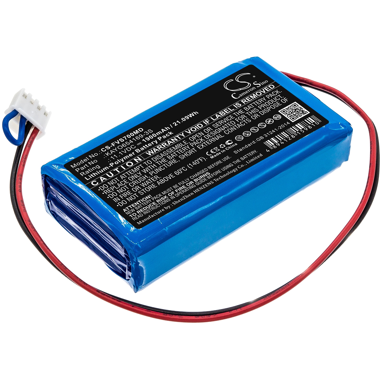 Medicinsk batteri til Fresenius SP7, VP7, SP7 sprøjtepumper
