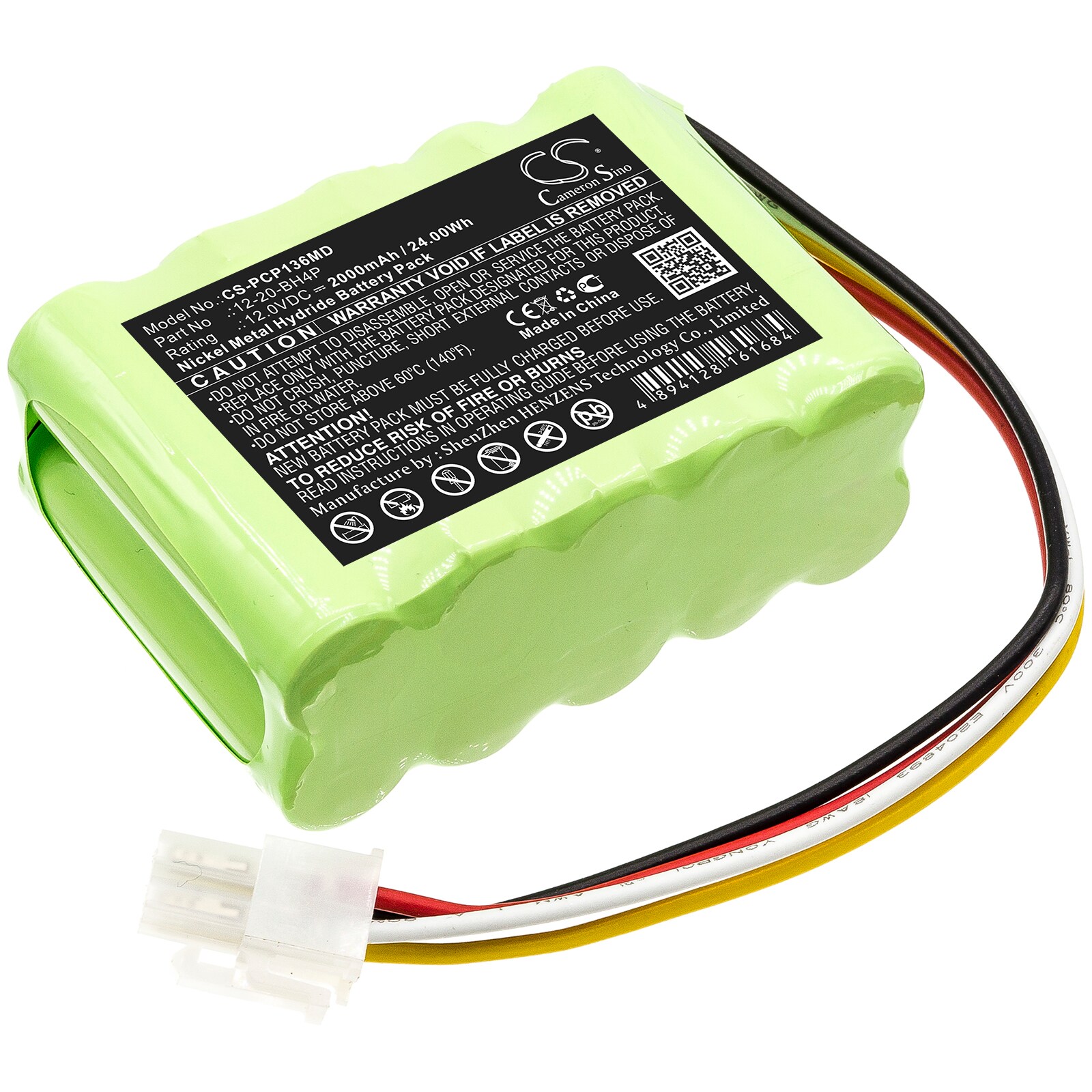 Batteri til medicinsk udstyr til Prism CP136 loftliftmotorer, CP-136, FSG-136