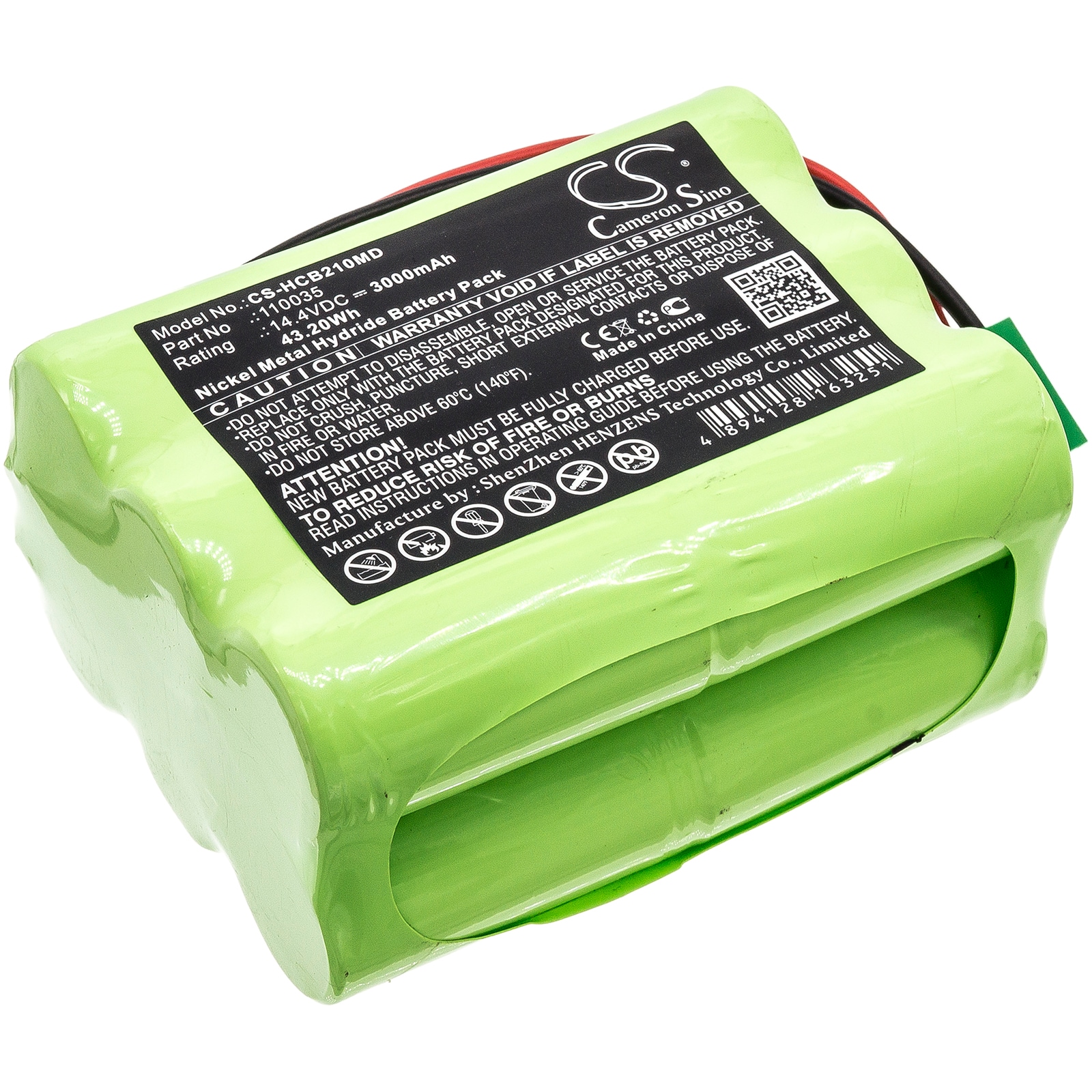 Batteri til Medical til Hellige SCB2 Defibrillator