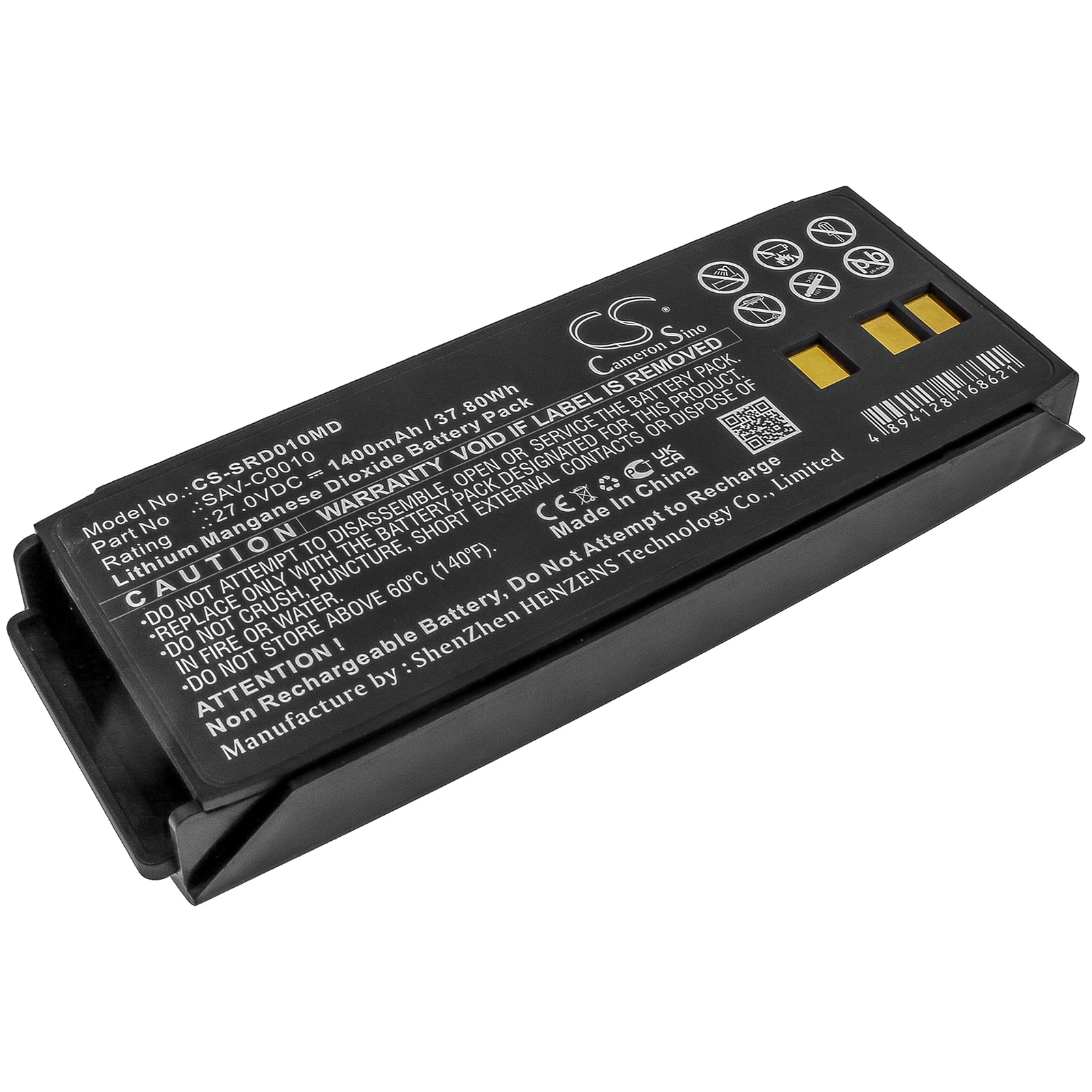 Batteri til medicinsk udstyr til SaverOne D, P, Automatic osv.