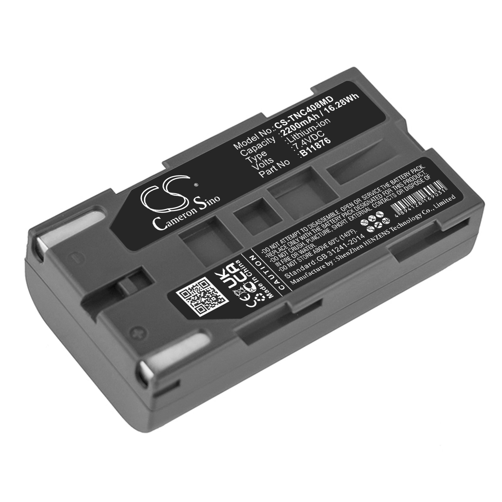 Batteri til medicinsk til TSI INC Certifier FA Plus-ventilator