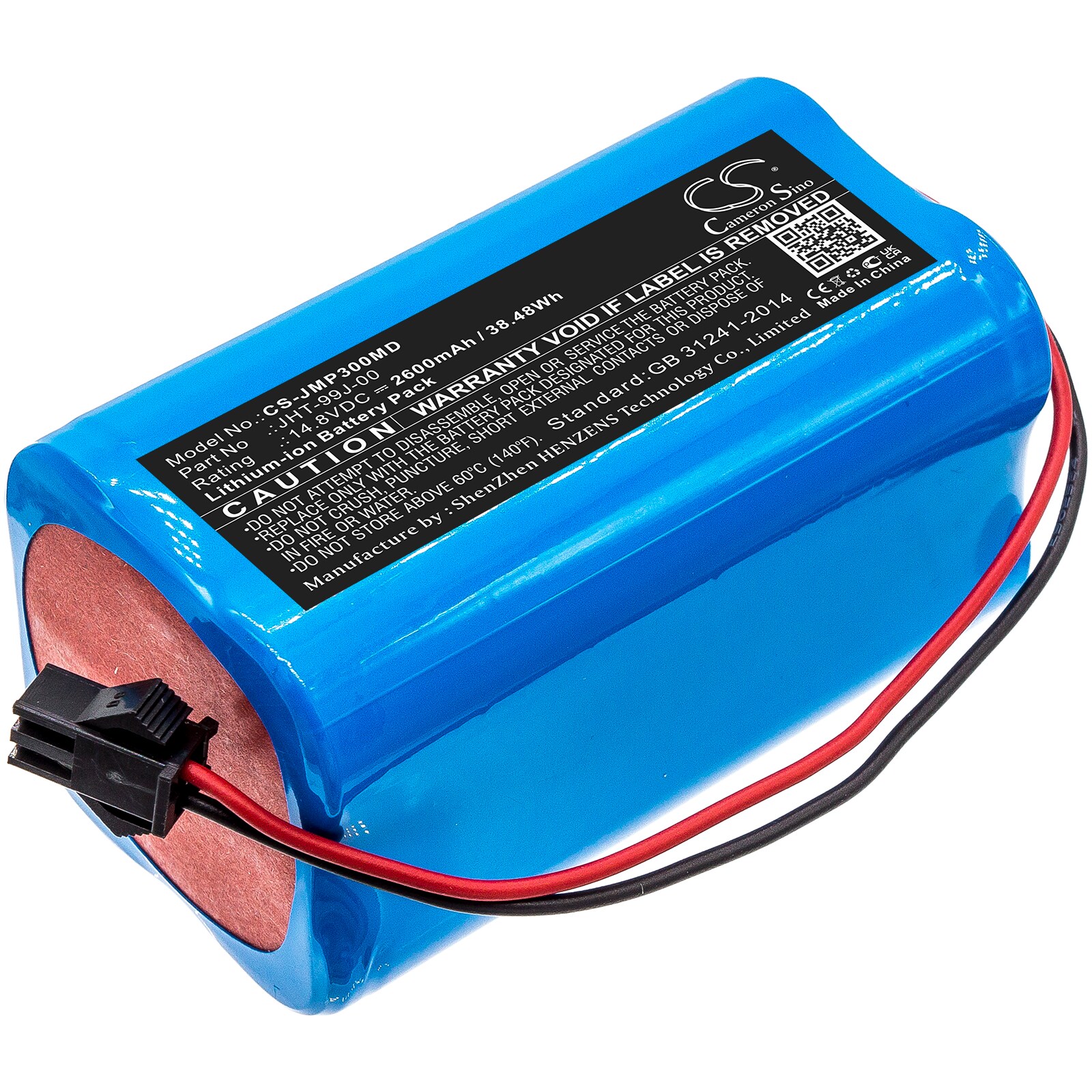 Batteri til medicinsk brug til JUMPER JPD-300A, JPD-300K, JPD-300P osv.