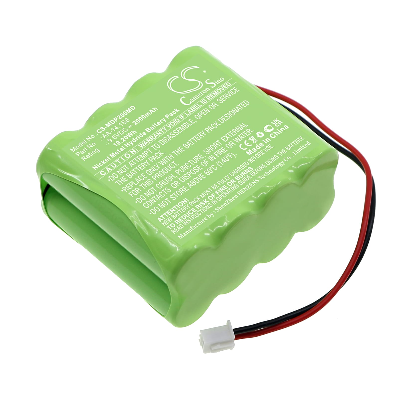 Batteri til Medical til Medima P2, P infusionspumpe