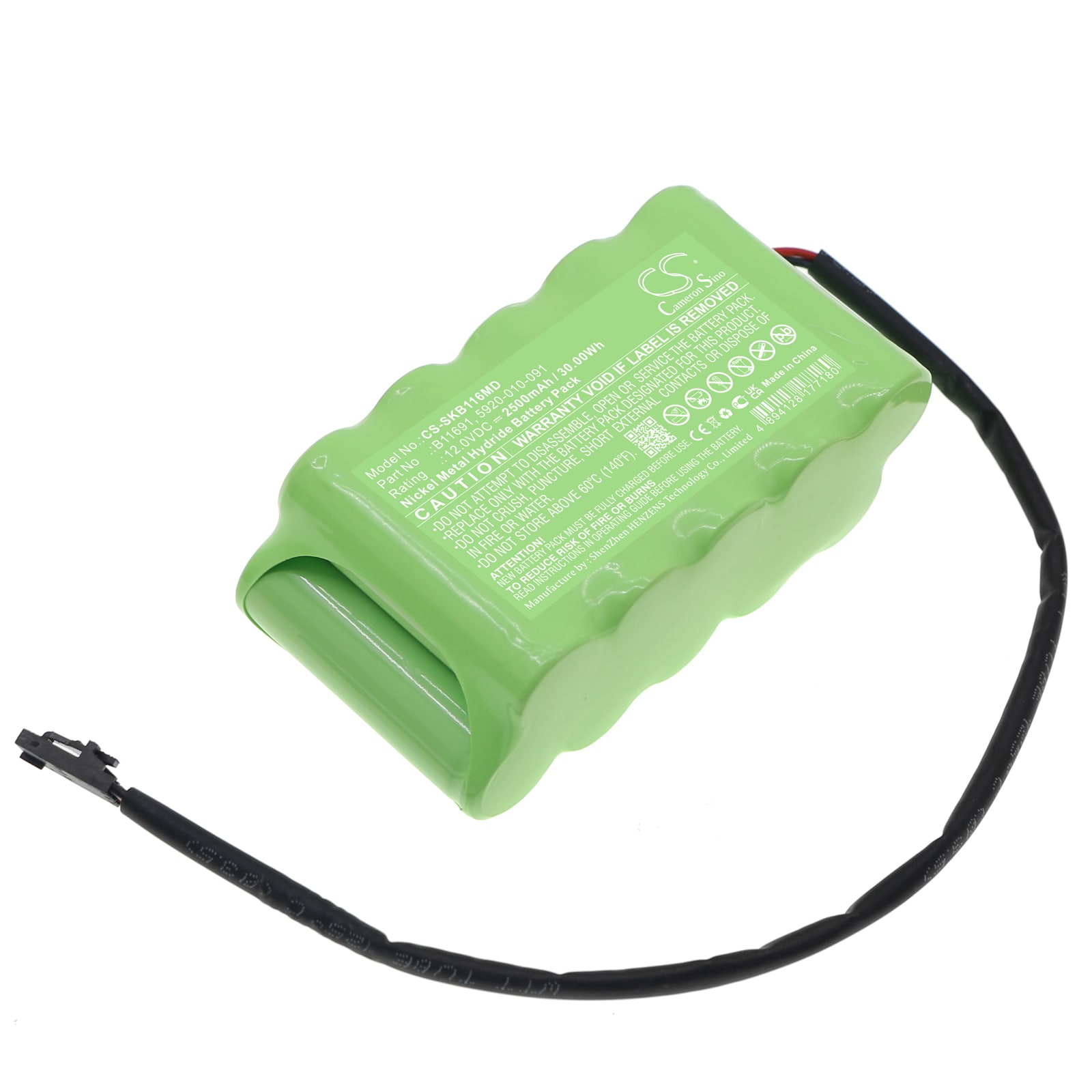 Batteri til medicinsk brug til Stryker SP-1C, SP-2CX, 0AXINST10 og andre.