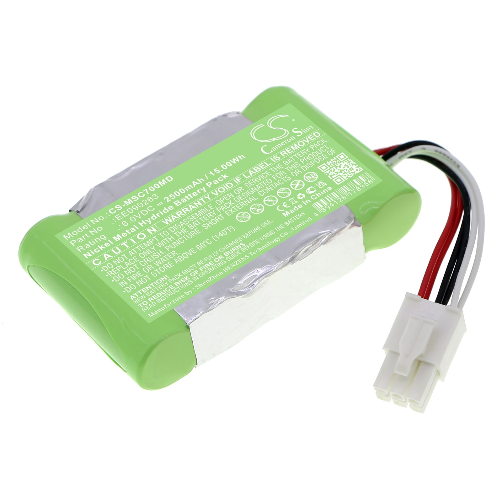 Batteri til medicinsk udstyr til Siemens SC7000 patientmonitor, SC9000 patientmonitor