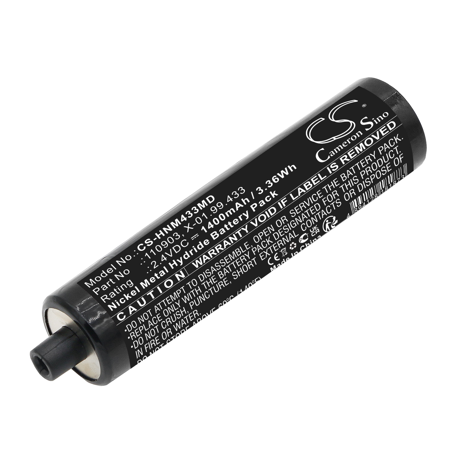 Batteri til medicinsk brug til Heine NicaTron, Nicatron NC, Nicatron N