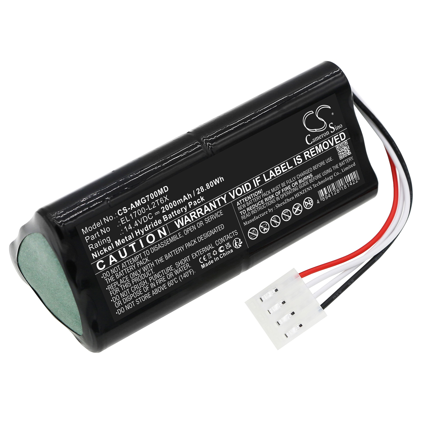 Medicinsk batteri til Amico GoLift 700, EL1700-L2T6X