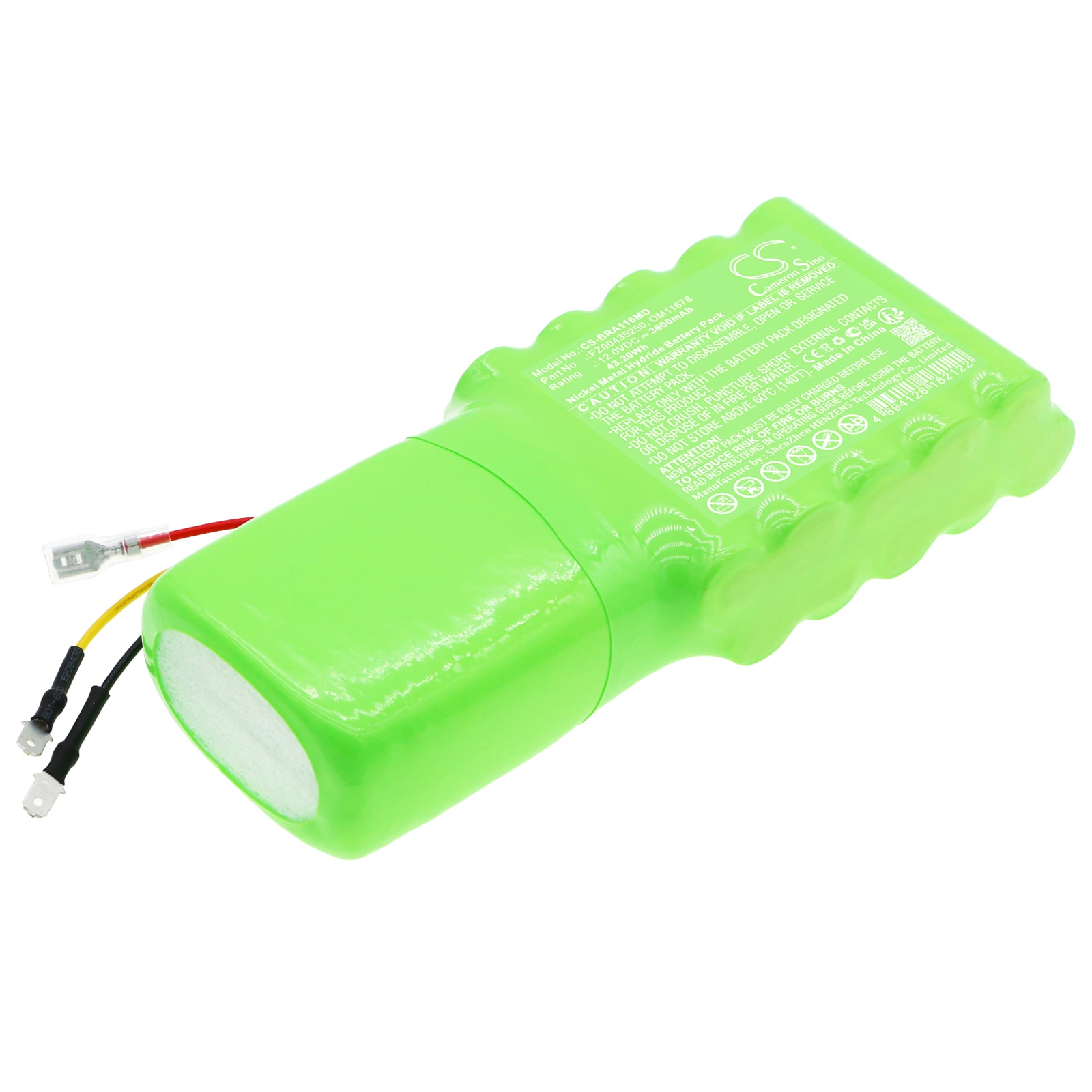Batteri til medicinsk udstyr til B.Braun Outlook 100ES Safety Infusion og andre.