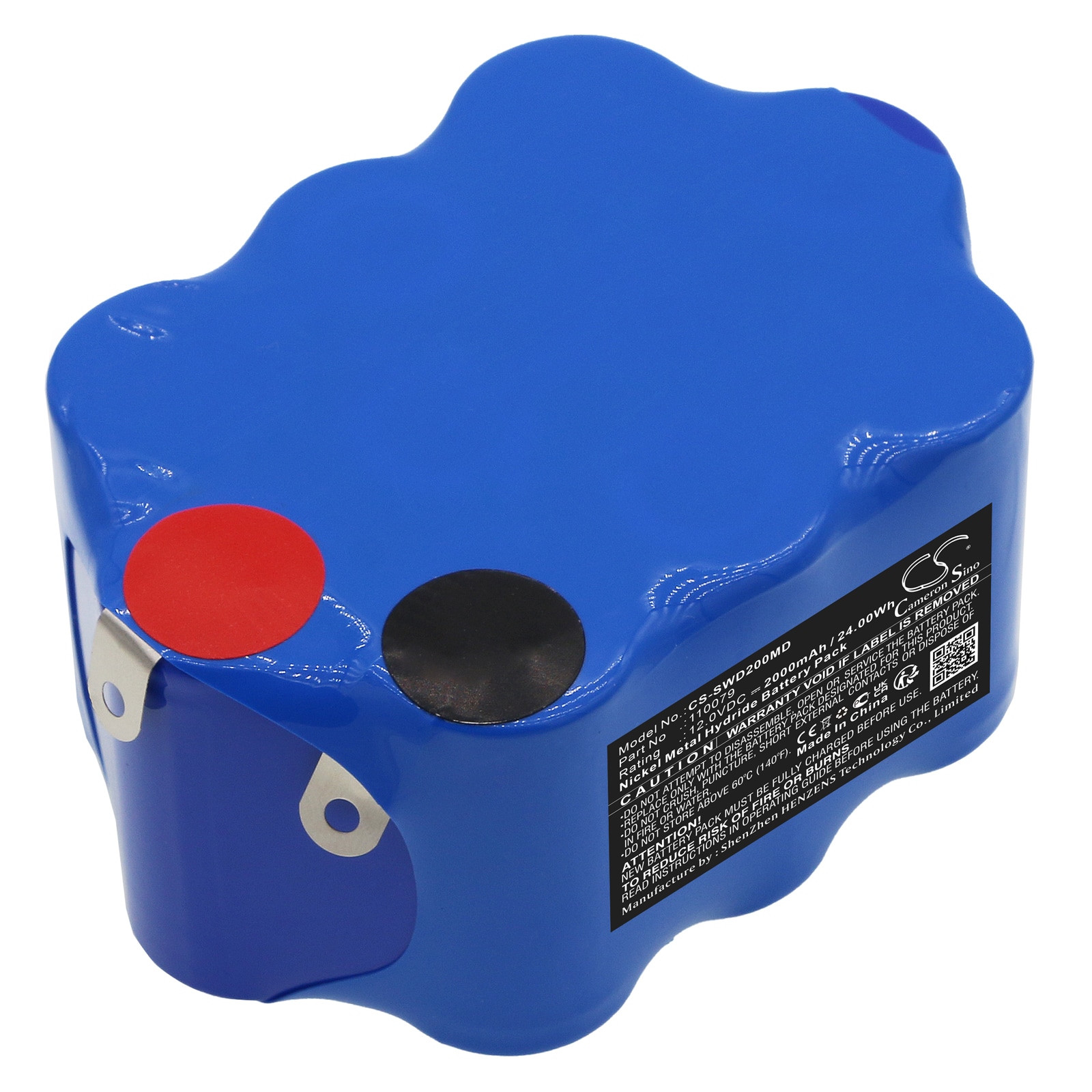 Medicinsk batteri til Simonson-Wheel Defibrillator Defi2