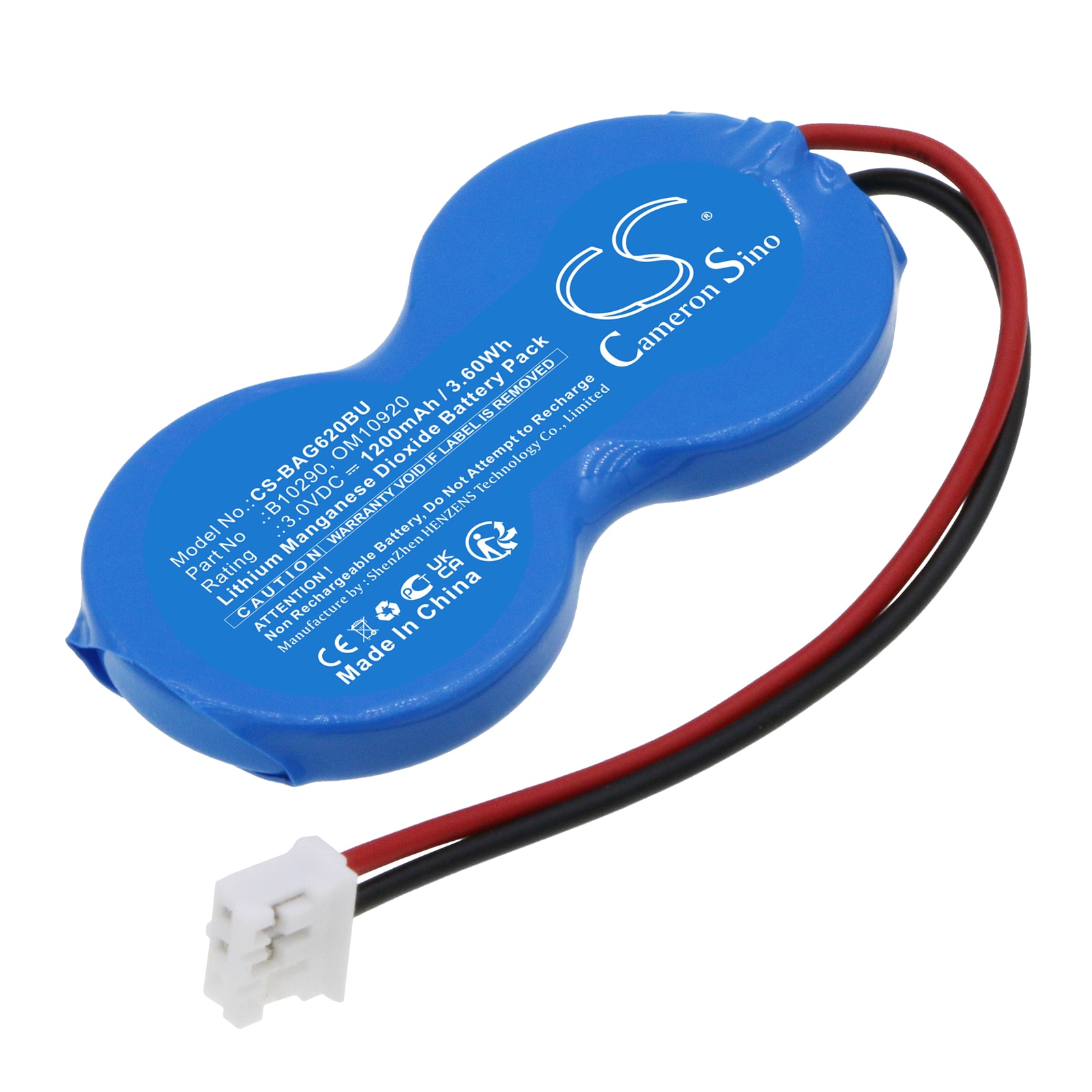 Batteri til medicinsk udstyr til Baxter Healthcare Flo-Gard 6201, Flo-Gard 6300