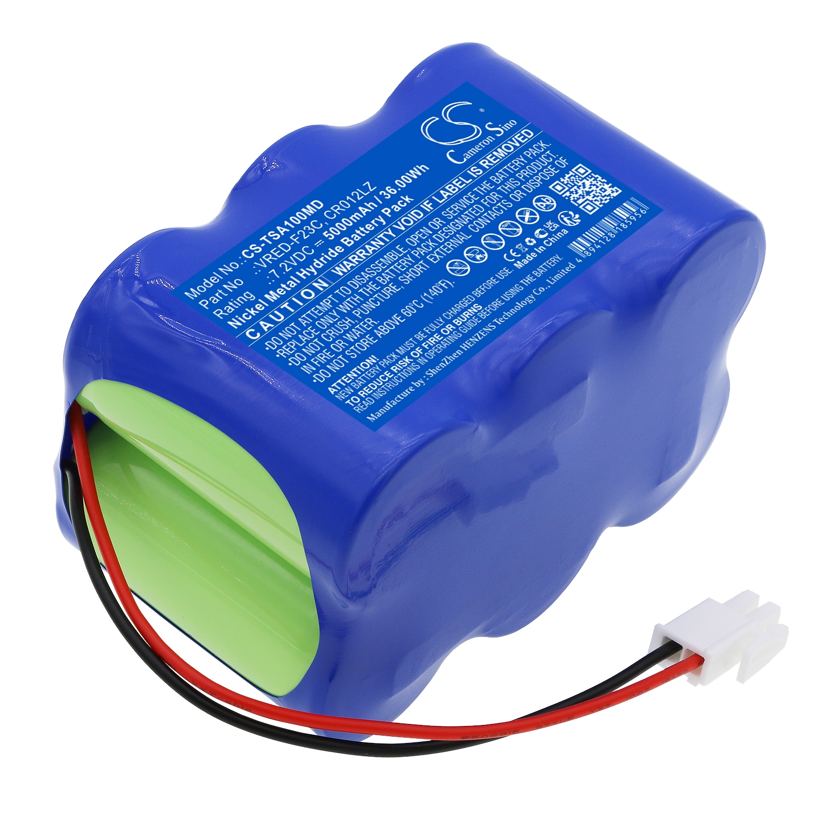 Batteri til medicinsk brug til Thermo Scientific TVA1000 Toxic Vapour Analyzer