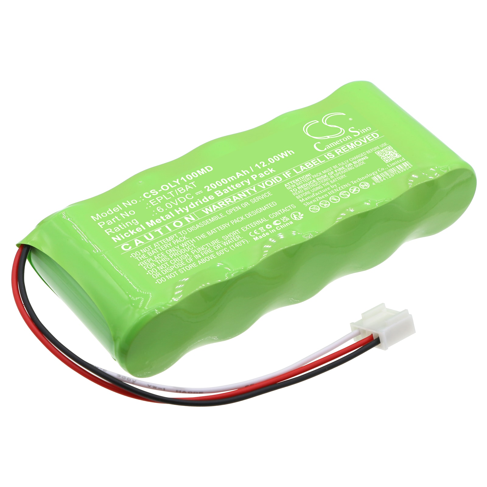 Batteri til medicinsk udstyr til Olympus EPOCH LT Ultrasonic Flaw Detector