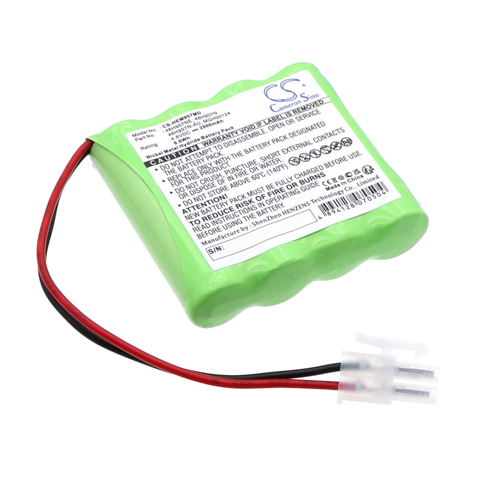 Batteri til medicinsk brug til OMRON HEM-907, HEM-907XL, HEM-907-PBAT og andre.