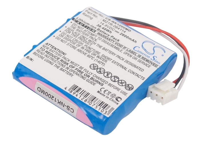 Batteri til medicinsk brug til Nihon Kohden Edan SE-1, Edan SE-3, Edan SE-1200 og andre.